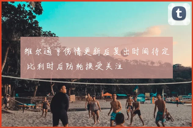 维尔通亨伤情更新后复出时间待定 比利时后防轮换受关注